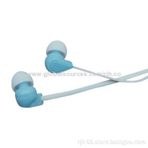 3.5mm Plug White Mobile Phone Handsfree Earphones, OEM and ODM Orders Welcomed
